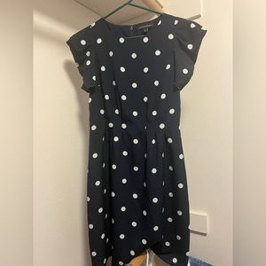 Banana Republic Navy dotted dress - Size 0